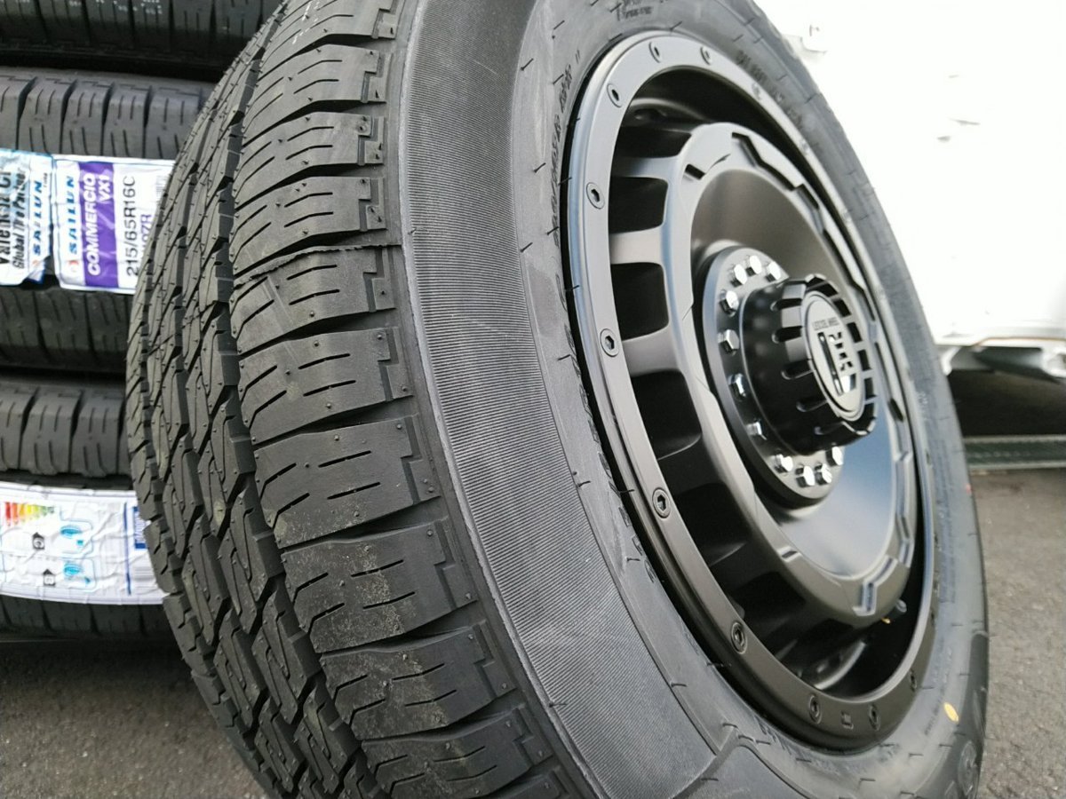 ハイエース 200系 サマータイヤ 215/65R16 車検対応 SAILUN VX1 タイヤホイールセット 16インチ SwaGGer_画像7