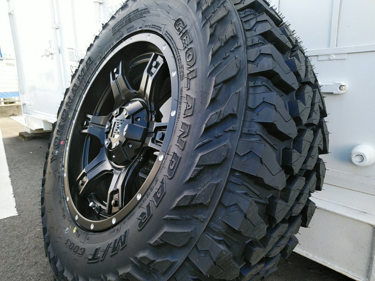 Jeep ラングラー JK JL タイヤホイール OutLaw ヨコハマ ジオランダー G003 M/T 265/70R17 285/70R17_画像2