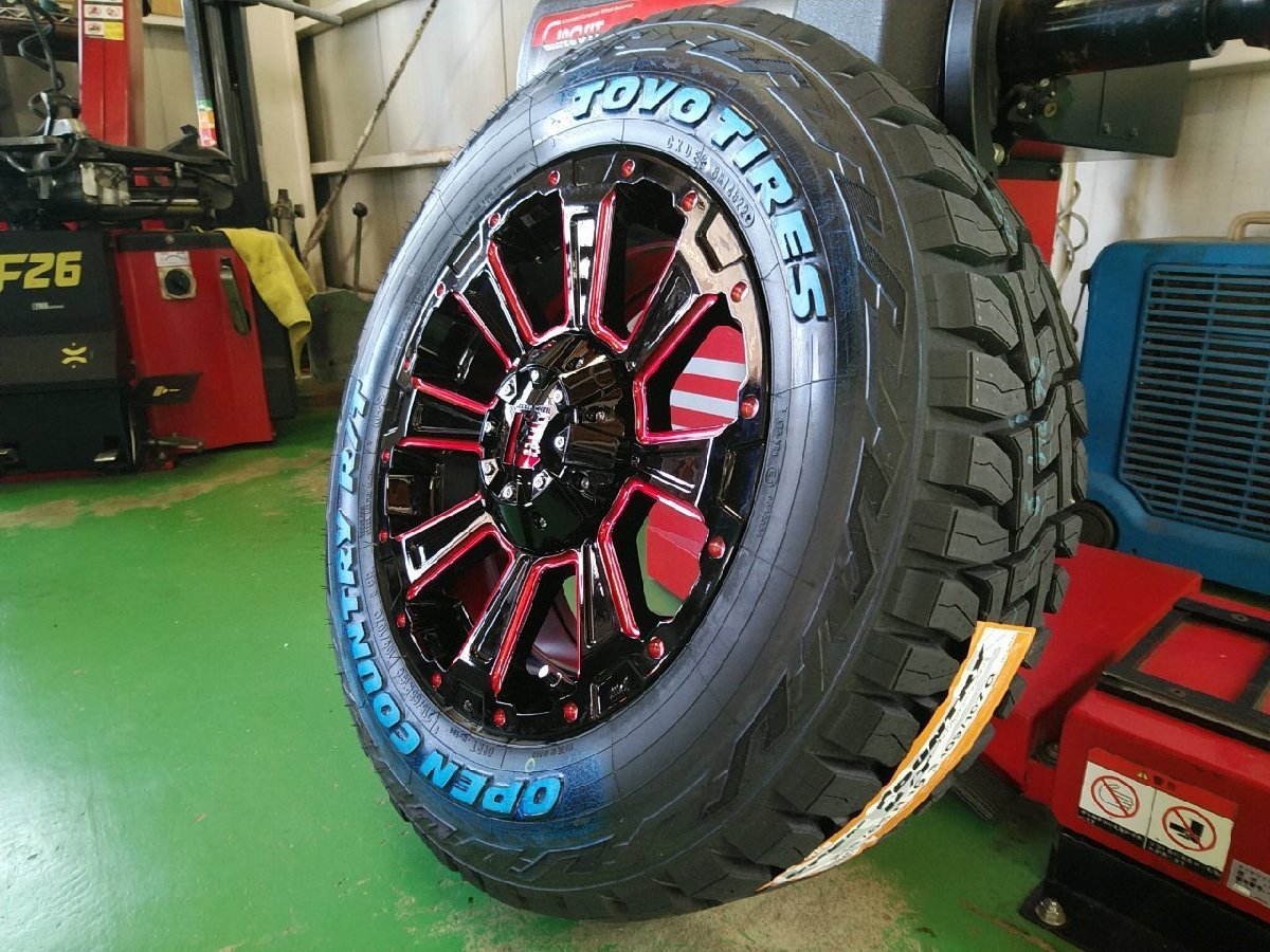 200系ハイエース レジアスエース タイヤホイール 新品4本セット 車検対応 TOYO オープンカントリー RT 215/65R16 16インチ DeathRock_画像8