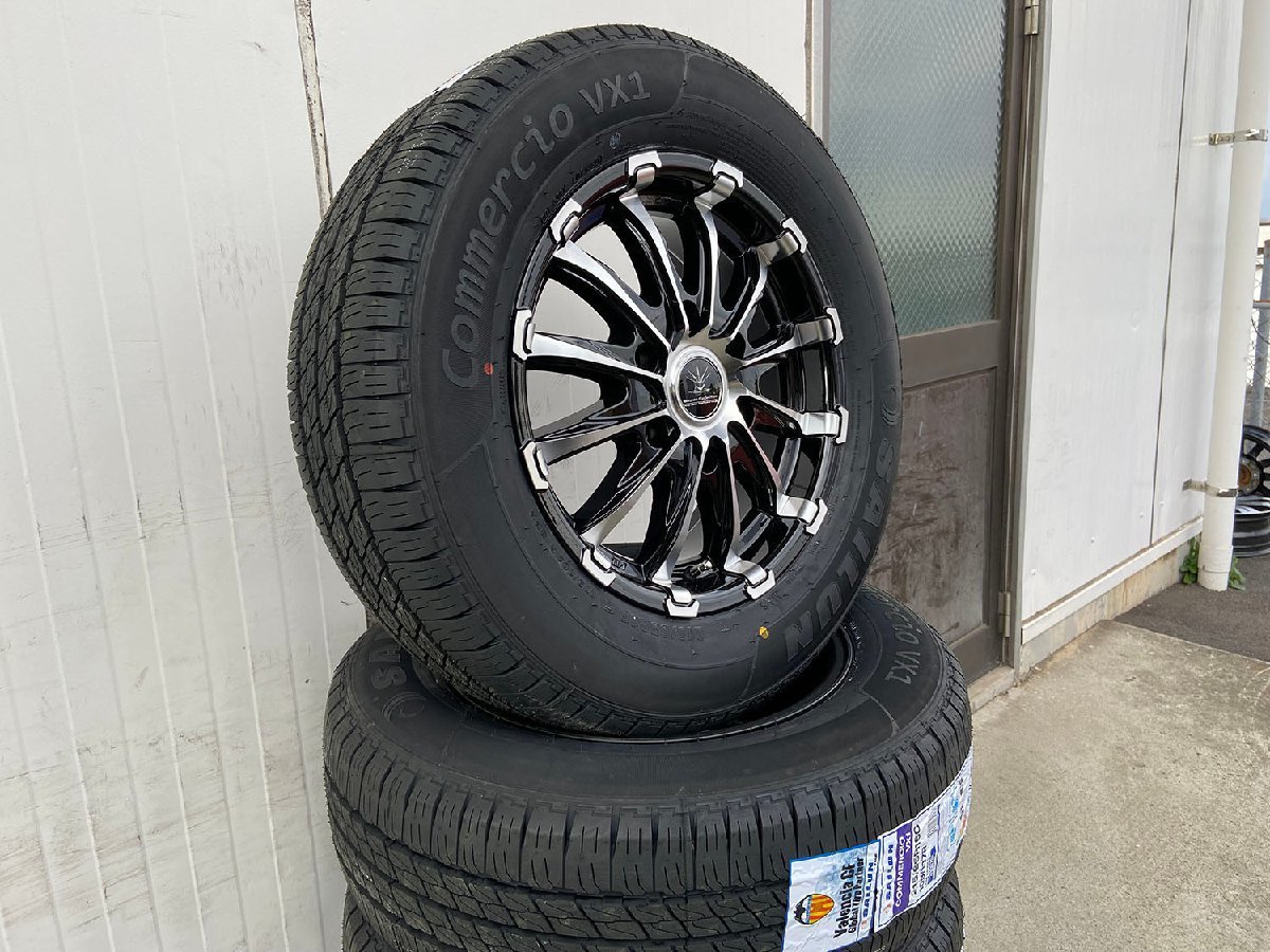 車検対応 200系ハイエース レジアスエース タイヤホイールセット Bounty Collection BD12 16インチ SAILUN VX1 215/65R16_画像6