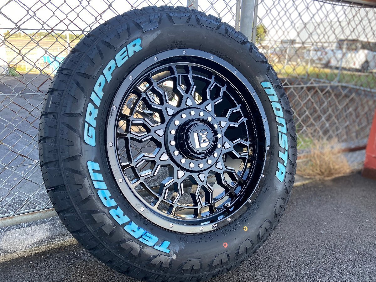 LEXXEL PreDator ランドクルーザー300系 タイヤホイールセット MONSTA TERRAINGRIPPER 265/60R18 18インチ ホワイトレター_画像4