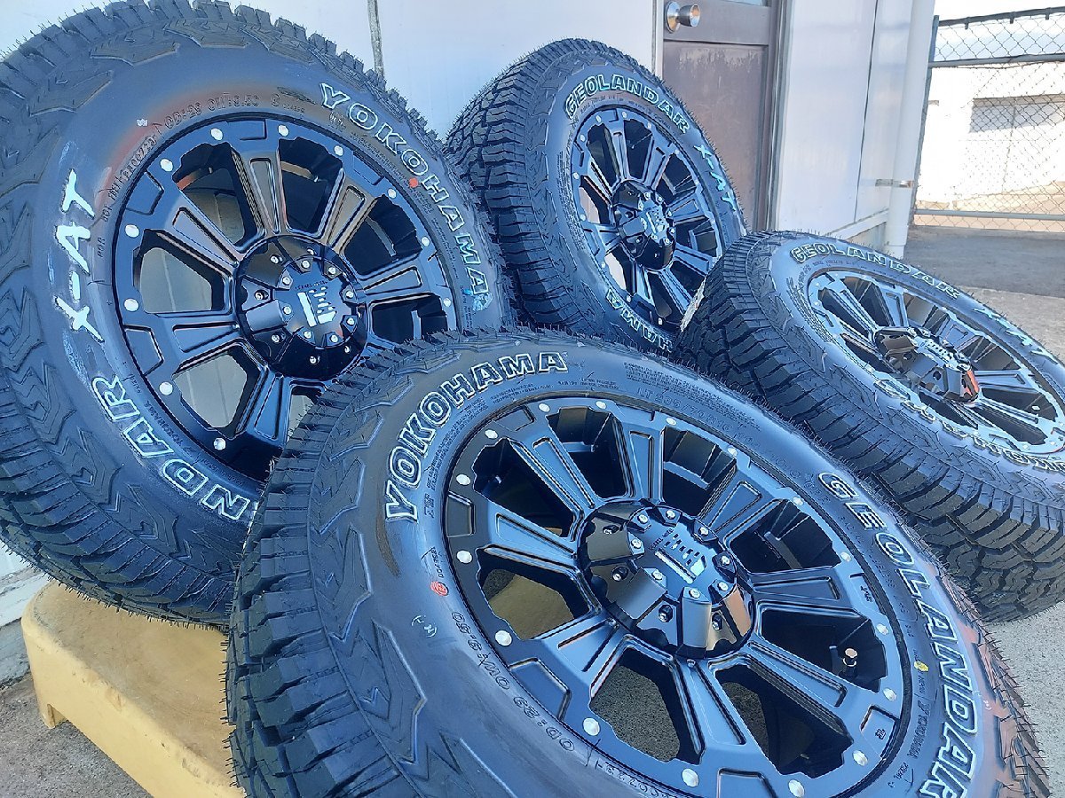 RAV4 デリカD5 エクストレイル アウトランダー CX5 LEXXEL DeathRock ヨコハマ ジオランダー X-AT 235/70R16 タイヤホイール 16インチ_画像9