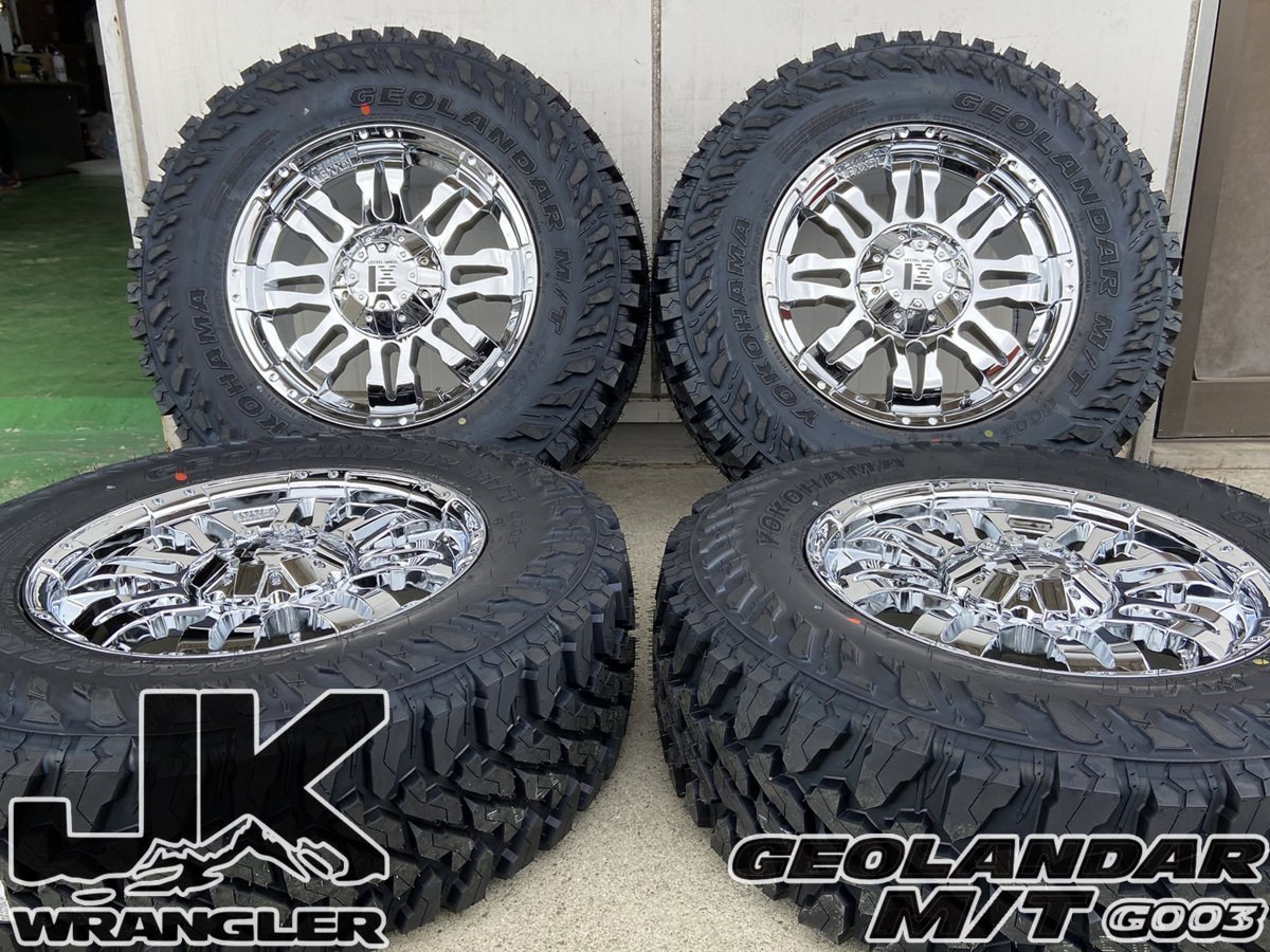 純正車高OK タイヤホイール Jeep ラングラー JK JL ヨコハマ ジオランダー G003 265/70R17 285/70R17 Balano 17インチ_画像6