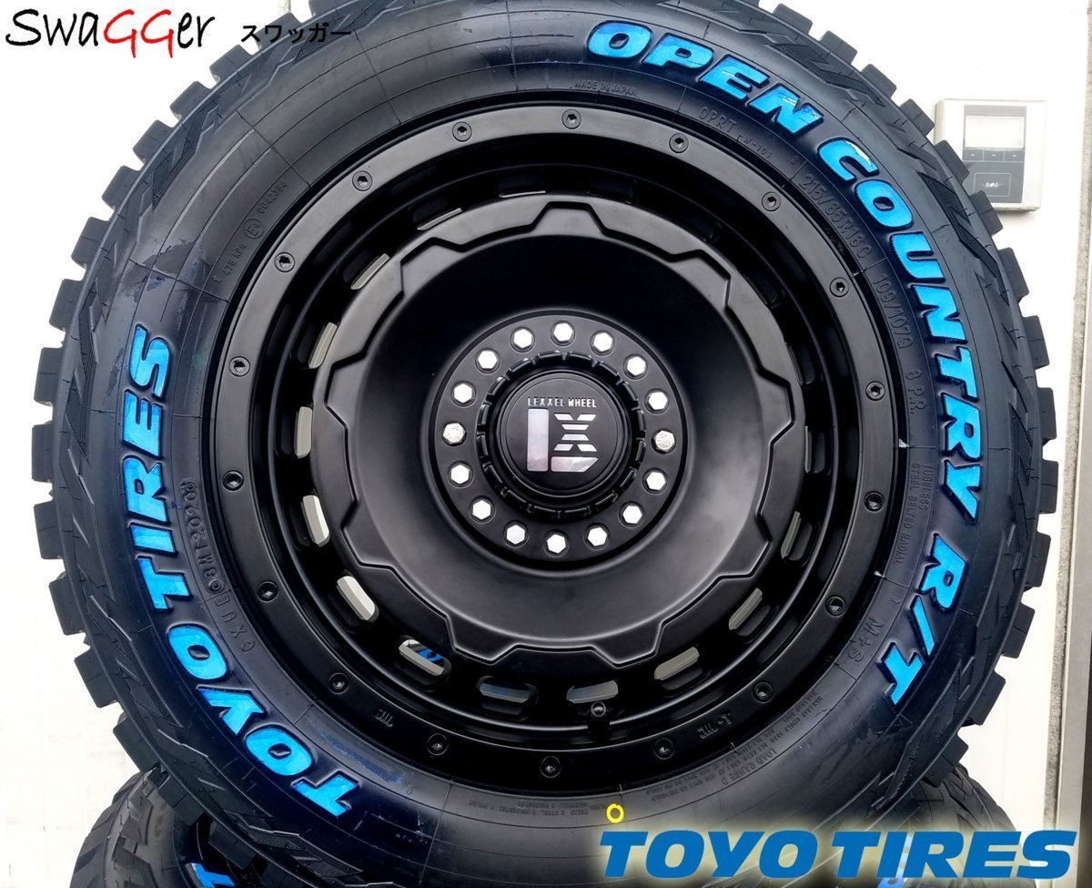 ライズ ロッキー タイヤホイールセット 16インチ SwaGGer スワッガー TOYO OPENCONTRY R/T 215/65R16 ホワイトレター_画像6