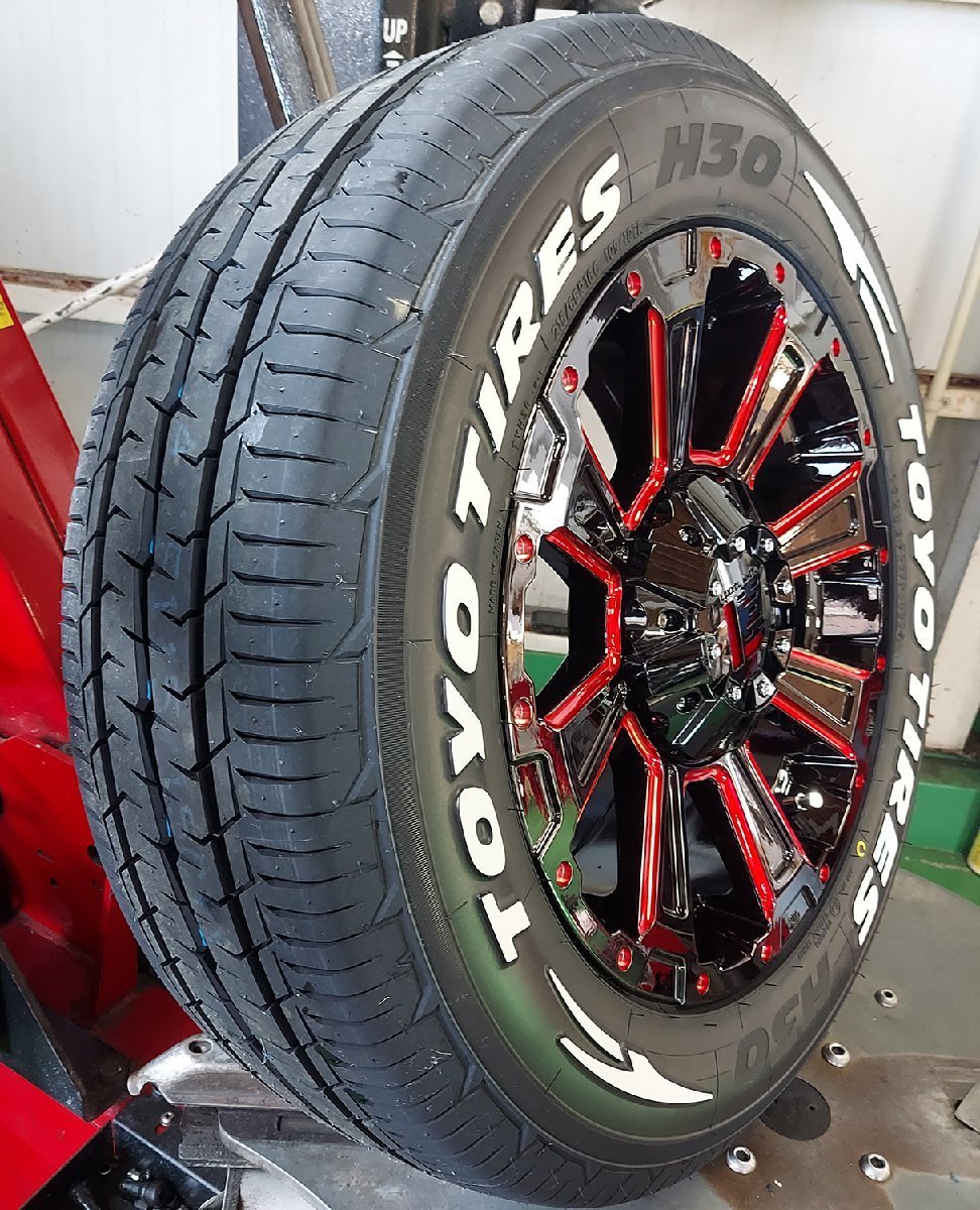 LEXXEL DeathRock!!200系ハイエース TOYO H30 215/65R16 16インチ 新品タイヤホイールセット_画像4