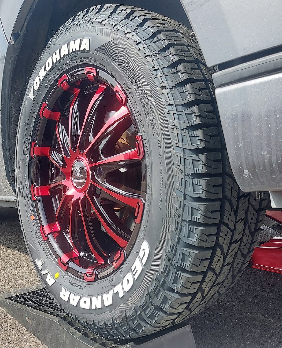 Bouny Collection BD12 車検対応 16インチ ヨコハマ ジオランダー AT 215/65R16 C ホワイトレター_画像5