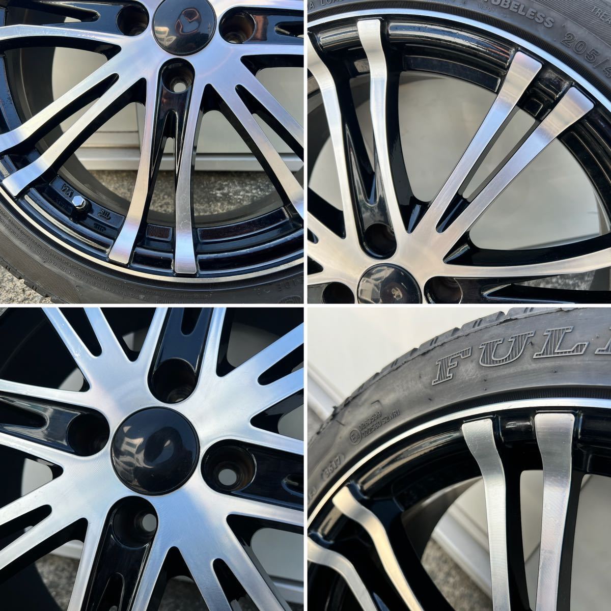 2022新発 WORK STEEZ 17×7 +45 PCD100 4H 205 40R17 revecap.com