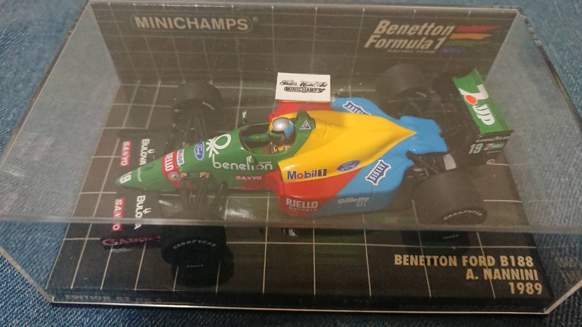 1/43 MINICHAMPS 1989年 ベネトンフォードB188#19 A・ナニーニ_画像1