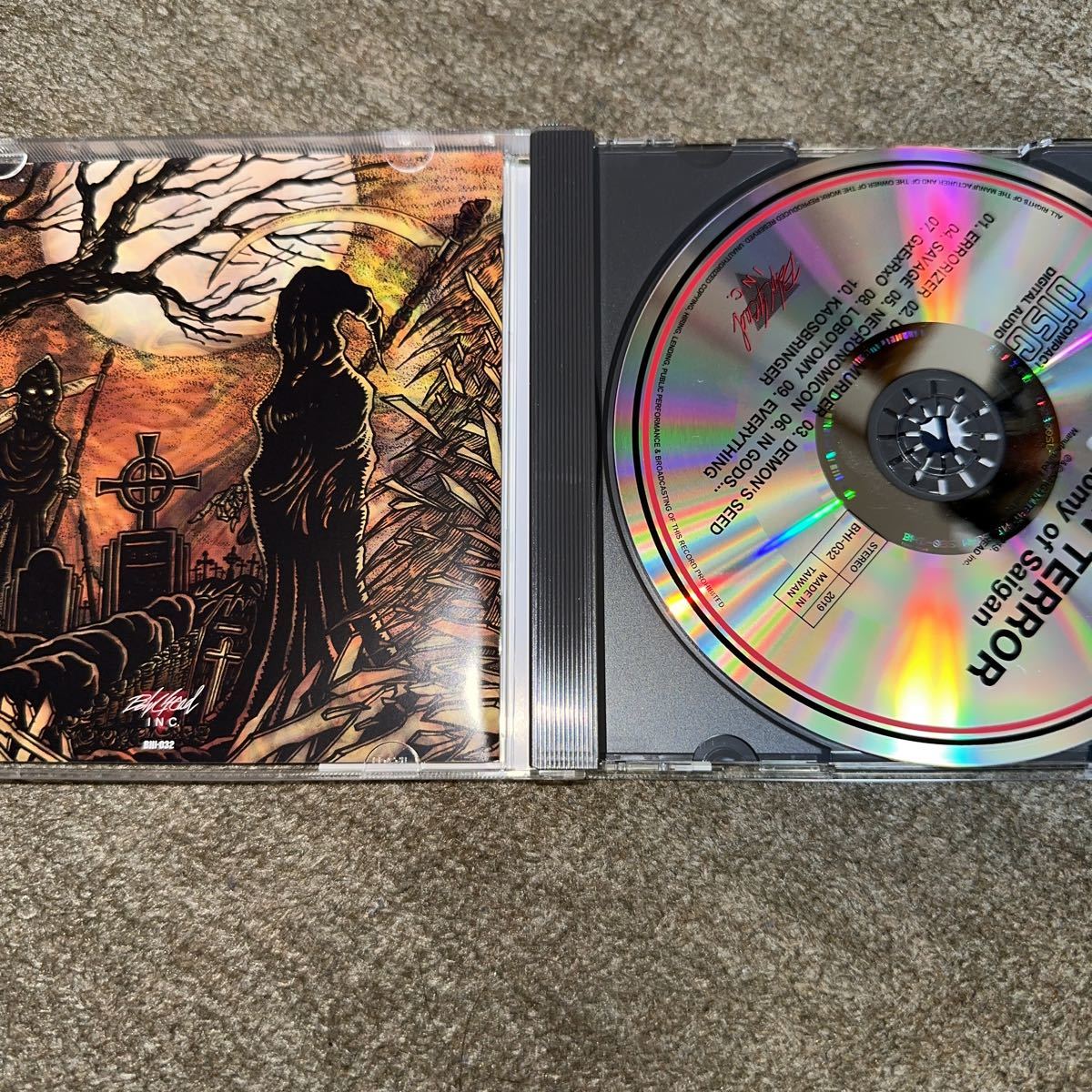 saigan Terror : Anatomy Of Saigan CD 10曲いり サイガン テラー スラッシュ ハードコア(インディーズ