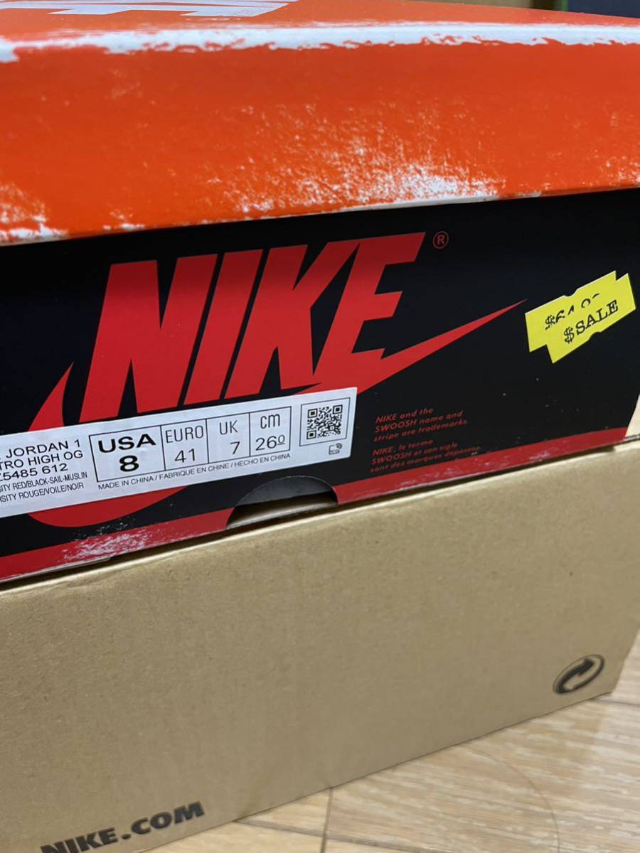 Nike Air Jordan 1 RETRO High OG ジョーダン1 シカゴ 26㎝ Lost Nike Air Jordan 1 RETRO High OG ジョーダン1 シカゴ 26㎝ Lost