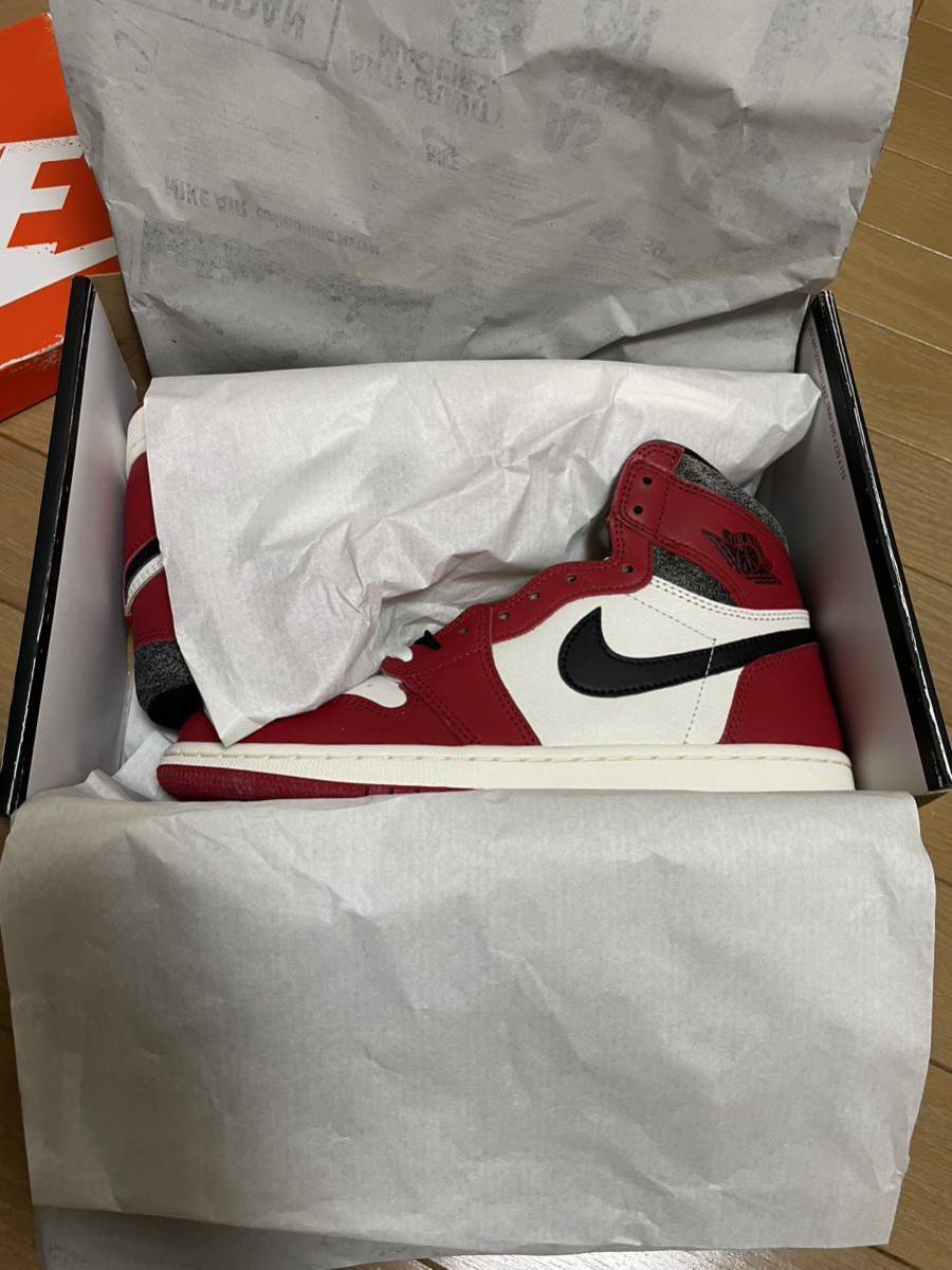 Nike Air Jordan 1 RETRO High OG ジョーダン1 シカゴ 26㎝ Lost Found Chicago US8 国内正規品 AJ1 ナイキ AIR JORDAN レトロ 黒タグNIKE_画像3