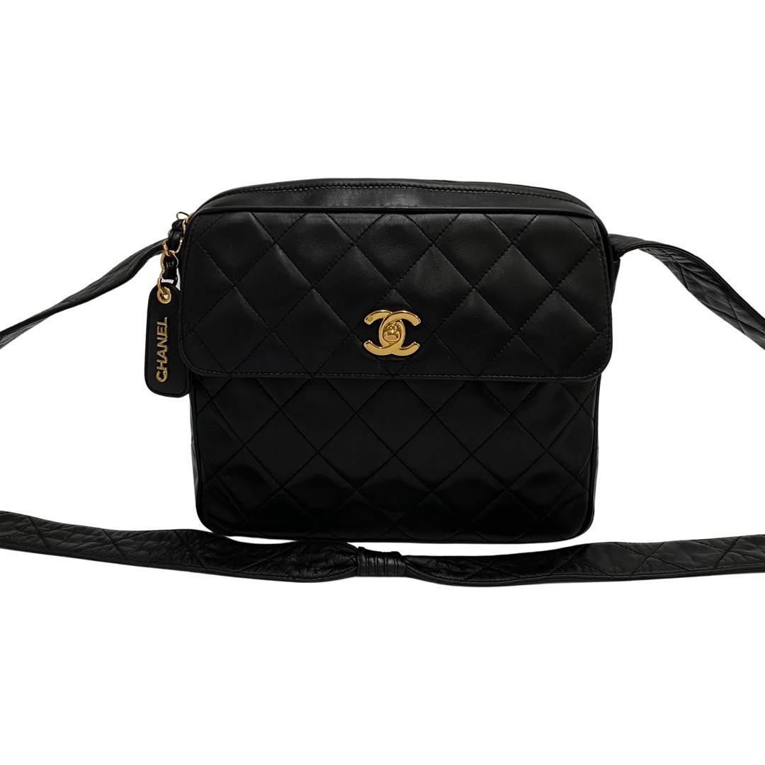 極 美品 袋 カード付 シール有 3番台 CHANEL シャネル マトラッセ ココ