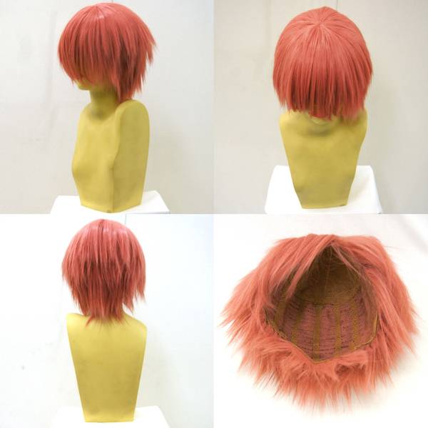 * sale * free shipping * immediate payment possibility * prompt decision * full wig Short Bob peach / pink D2