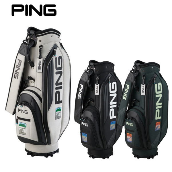 になります 新品☆PING ピンゴルフ CB-P2201 キャディバッグ フラッグ