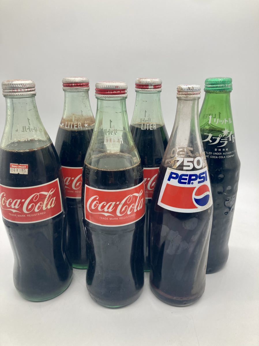 コカ・コーラ ペプシ スプライト 昭和レトロ 瓶 まとめて ゆうパック100サイズ 当時物_画像2