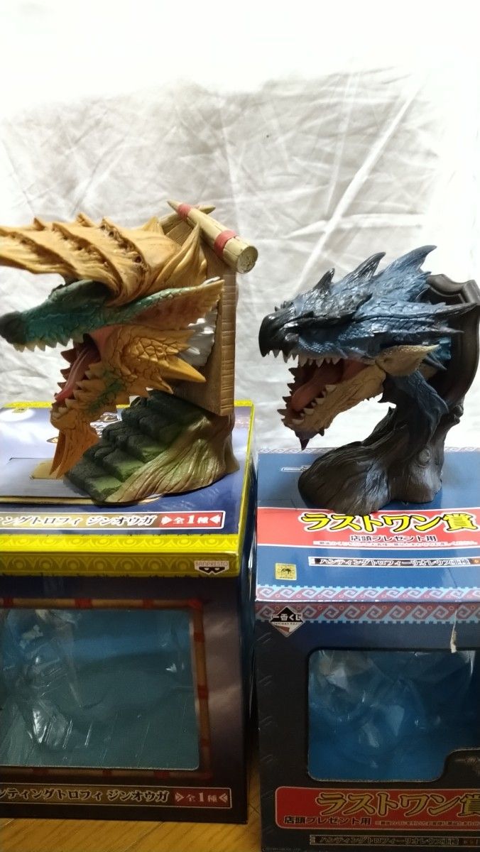 モンスターハンター 一番くじ A賞 ラストワン ハンティングトロフィ　ジンオウガ リオレウス亜種 セット