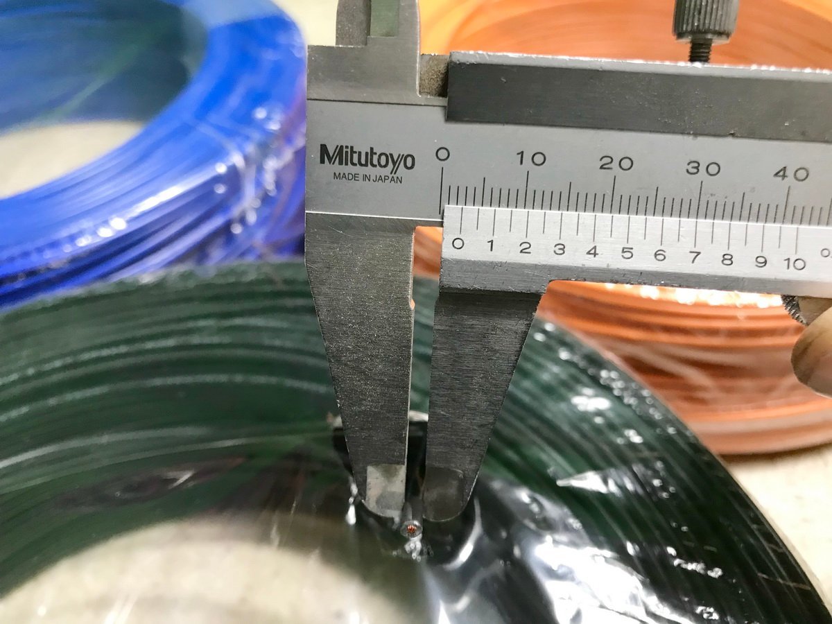  wistaria .j907 KHD # automobile maintenance for for automobile single heart biniru code [VSF0.75mm2] length 200m color ( black / blue / orange ) maintenance *3 volume set 