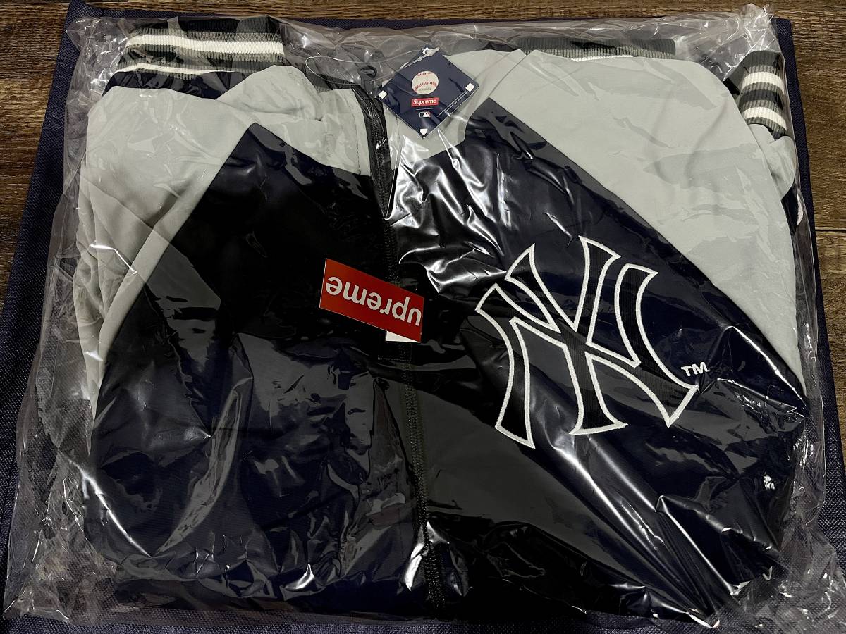 【国内正規本物新品S】21AW Supreme/シュプリーム【21AW】new york yankees track jacket トラックジャケット ヤンキース_画像6