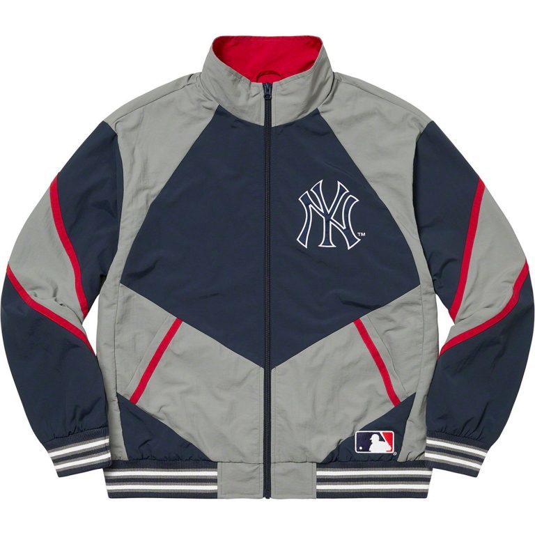 【国内正規本物新品S】21AW Supreme/シュプリーム【21AW】new york yankees track jacket トラックジャケット ヤンキース_画像1