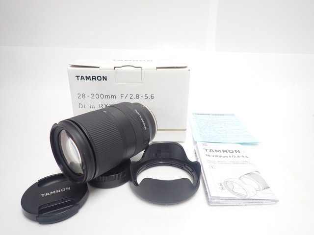 【良品】 TAMRON タムロン ズームレンズ 28-200mm F2.8-5.6 Di III RXD SONY Eマウント フルサイズ対応 元箱/説明書付き ∬ 69949-2
