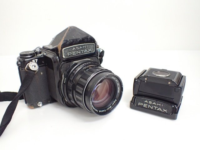 ASAHI PENTAX 中判フィルムカメラ 6×7 6X7 67 ボディ + レンズ SMC