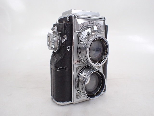 ZEISS IKON CONTAFLEX コンタフレックス 2眼カメラ レンズ Sucher-objektiv F2.8 8cm/Sonnar F2 5cm ∴ 692B6-198