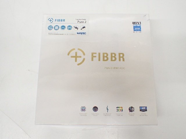 【新品未開封品】 FIBBR フィバー 光変換式4K対応HDMIケーブル PURE2 20.0m 24Gbpsサポート FIBBR最上位モデル （7） ∩ 69CAC-108