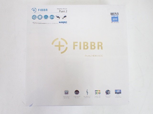 【新品未開封品】 FIBBR フィバー 光変換式4K対応HDMIケーブル PURE2 3.0m 24Gbpsサポート FIBBR最上位モデル （7） ∩ 69CAC-66