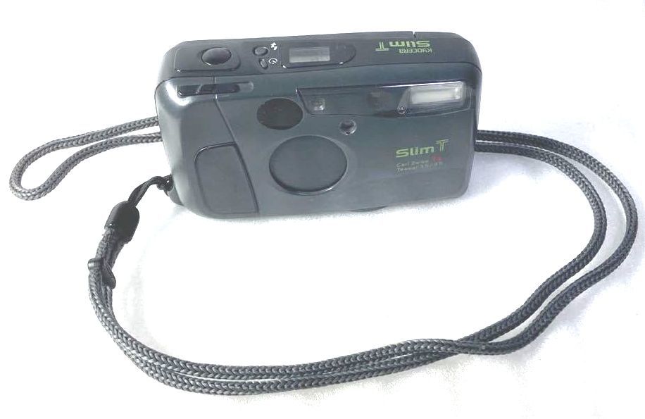 しての ☆完動・美品☆KYOCERA SLIM T TESSAR 3.5/35 京セラ スリム T