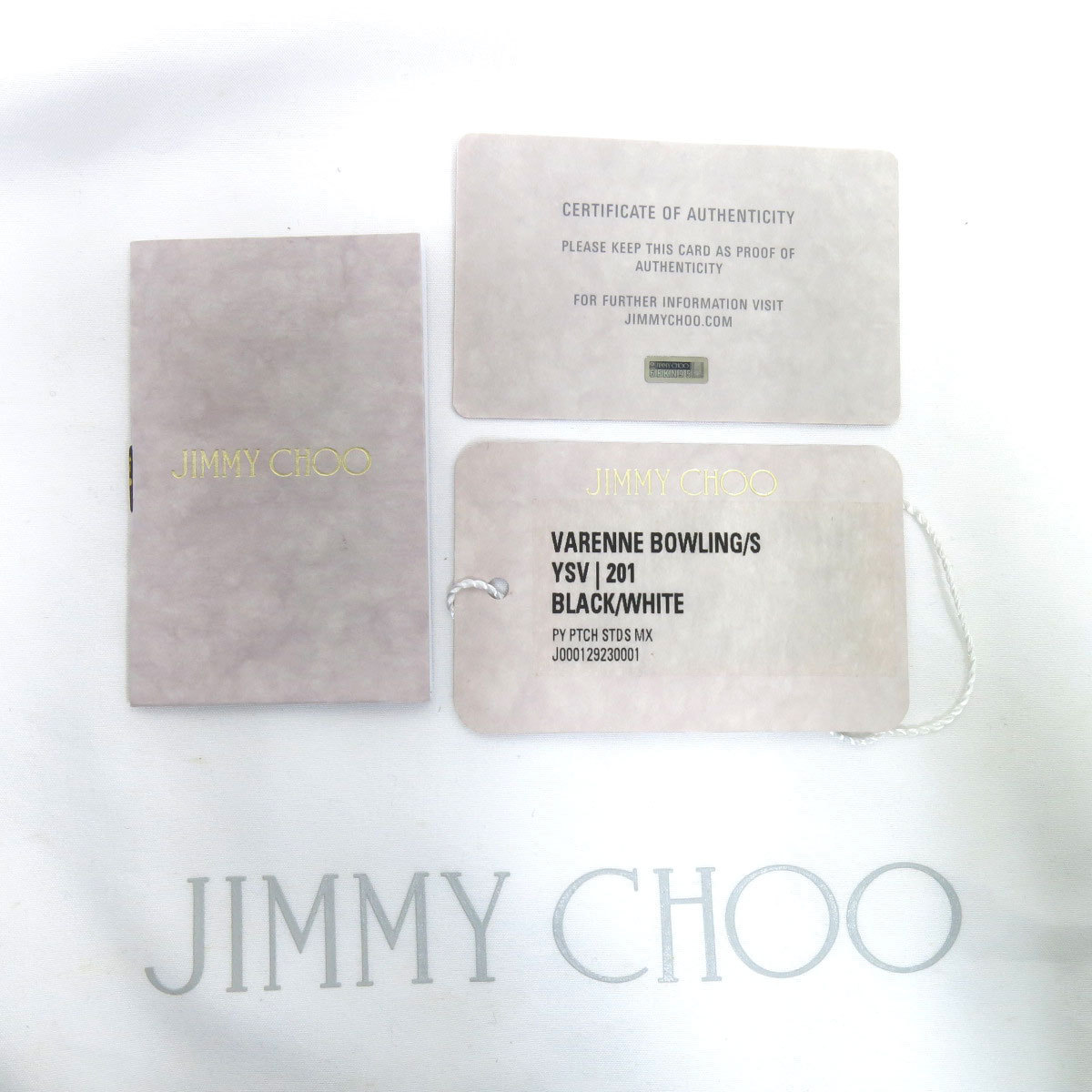 新品 定価423,500円 JIMMY CHOO VARENNE BOWLING/S ジミーチュー 2WAY