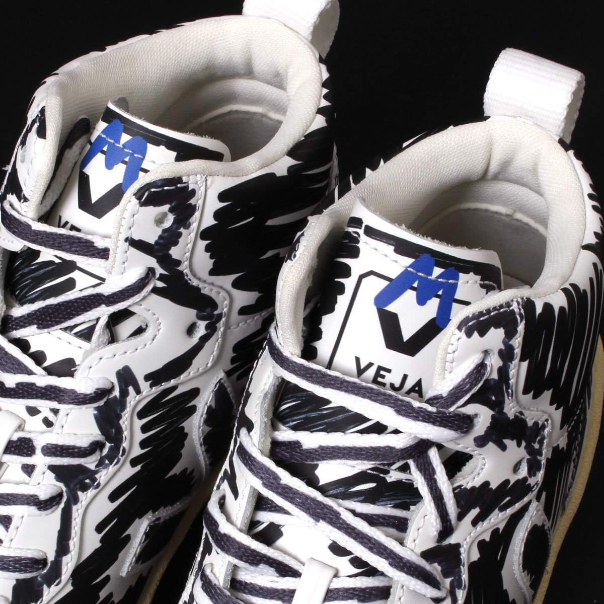 24㎝ 22SS 新品 MARNI VEJA X MARNI V-15 ブラック レザー製 ハイ