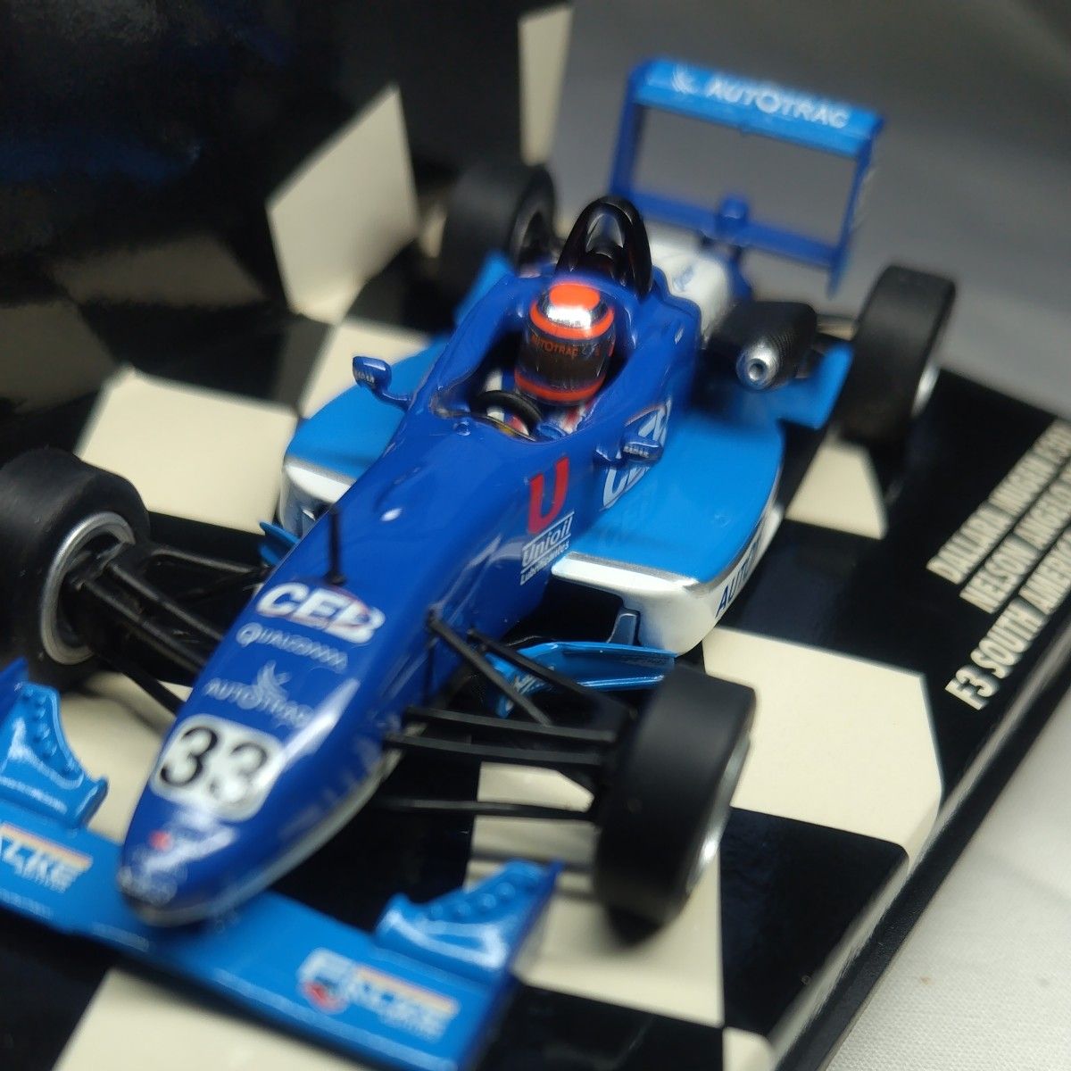 ミニカー 1/43 ミニチャンプス  DALLARA MUGEN F301NELSON ANGELO PIQUET F3 2002