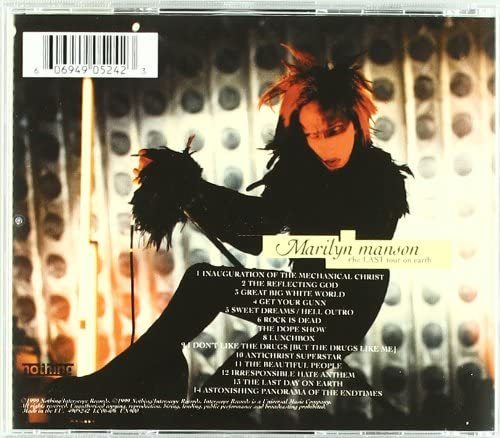 Last Tour on Earth マリリン・マンソン 輸入盤CDの画像2