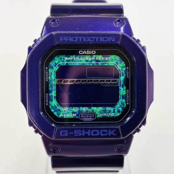 F029-Z1-53 ◎ CASIO カシオ G-SHOCK G-ショック GLS-5600KL リフレックスダイアル パープル クオーツ メンズ ①の画像1