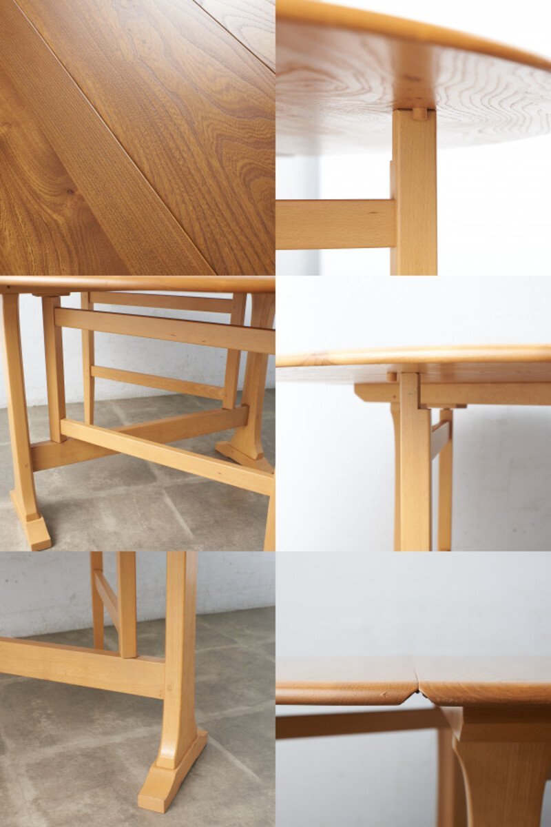 IZ65890C☆アーコール ERCOL オーバル バタフライテーブル ド-