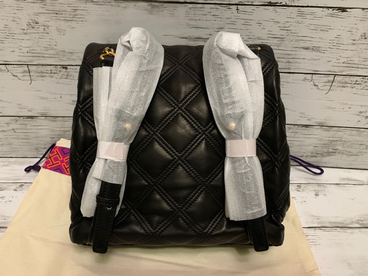 新品】トリーバーチ TORY BURCH バックパック レザー ブラック バッグ