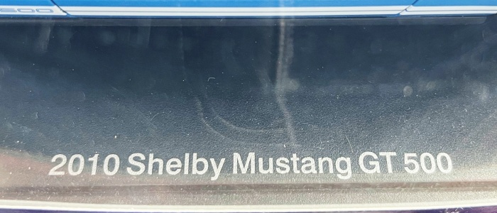 未使用/保管品 2010 Shelby Mustang Gt500 1/18 AUTOart PERFORMANCE の画像6