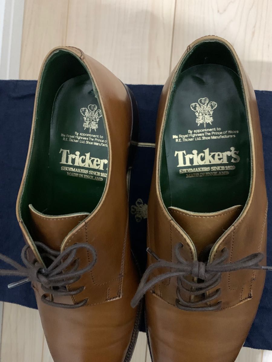 美品】Tricker´s トリッカーズ 6.5 プレーントゥ-