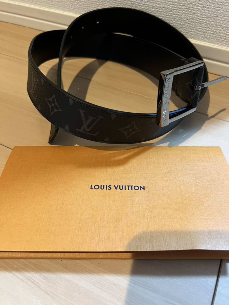 即決 未使用 LOUIS VUITTON サンチュール ダウンタウン 40レザーベルト