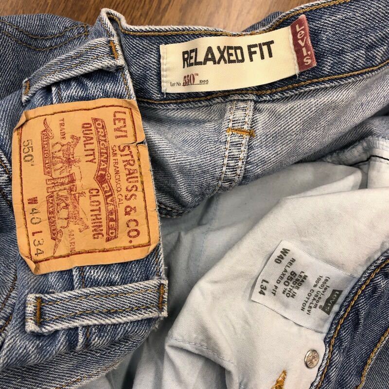 EC223】Levi's 550 W40 L34 大きいサイズ ビッグサイズ ジーンズ