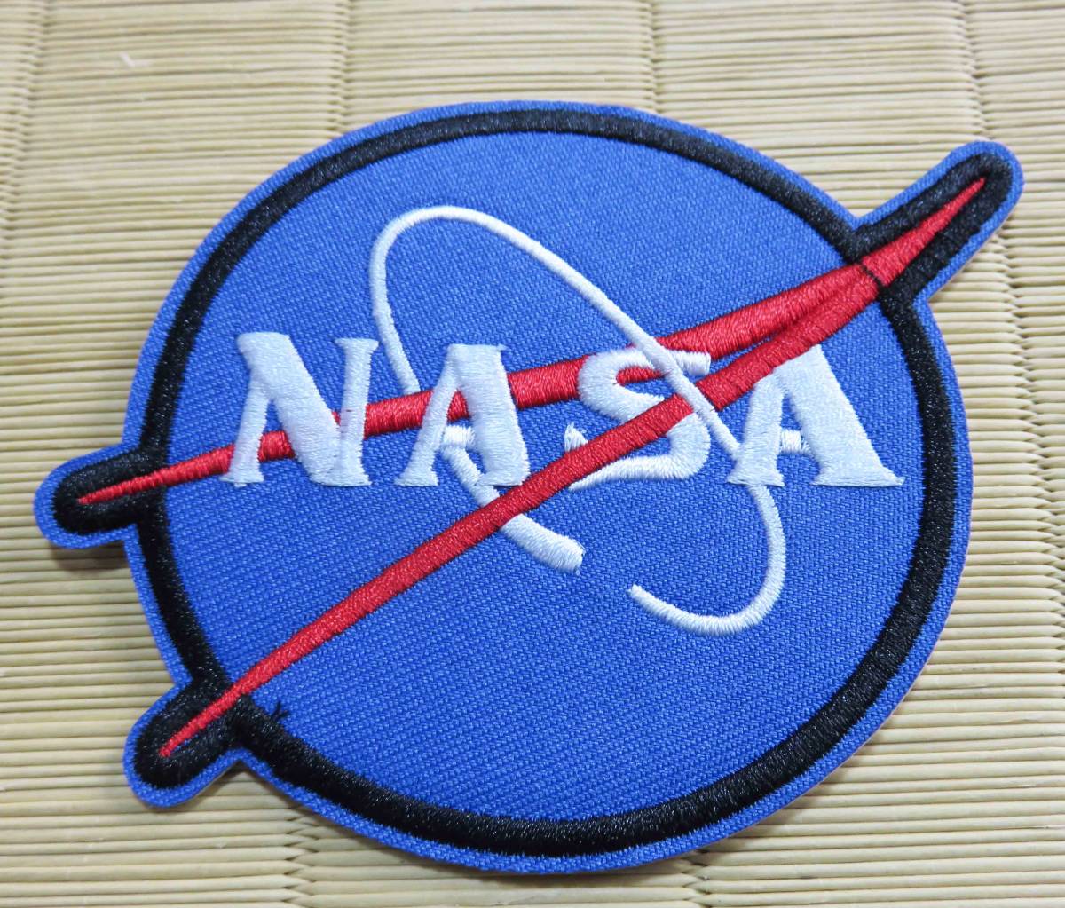 LR暗青☆赤黒白◆新品NASA　アメリカ　航空　宇宙　刺繍ワッペン　激渋◆　スペースワールド■サバゲー　ミリタリー■洋服・衣類・衣服DIY