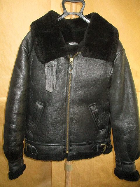 AVIREX B-3 ムートン フライト ジャケット 黒 36 美品 | charcas.gob.mx
