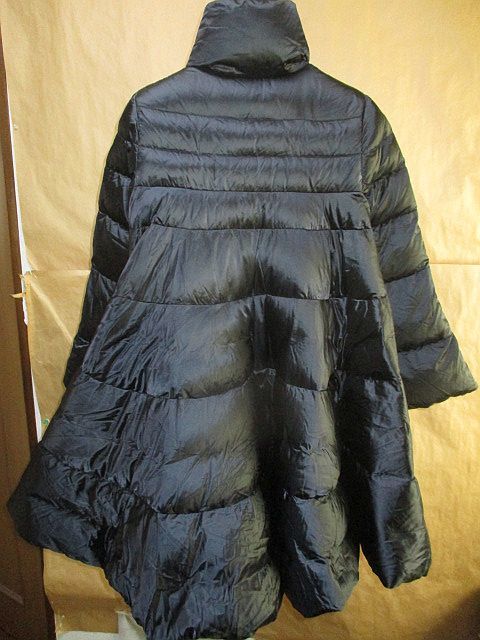 モンクレール S SACAI 黒1 フレア ワッペン 国内正規品 袖 ダウン