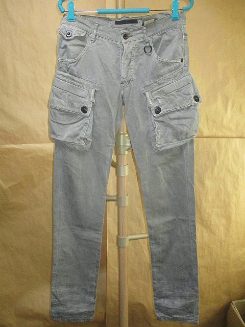 希少【JULIUS】8oz STRETCH DENIM/ガスマスク カーゴパンツ-