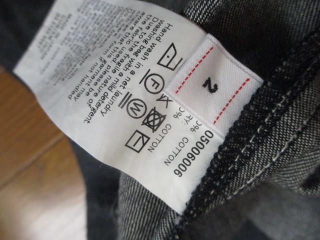 VISVIM 21SS 0121105006006 SS HAPPI UNWASHED 8oz 法被 デニム シャツ