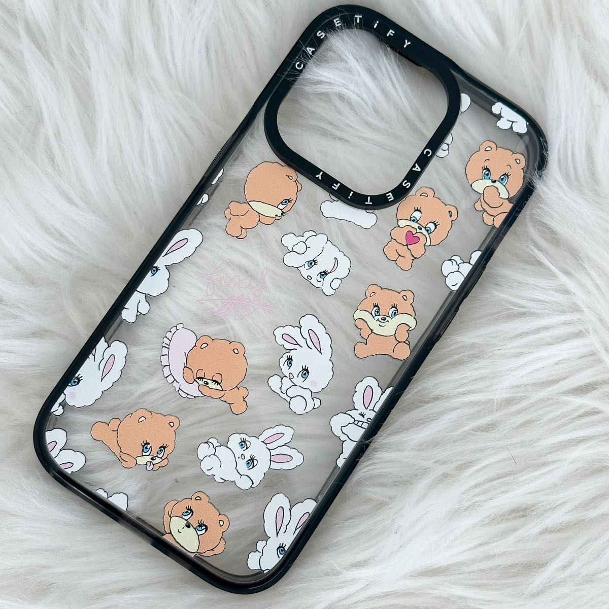 CASETiFY iPhone14pro - Bunny-Bear Mix by foxy illustrations CASETiFY iPhone14pro - Bunny-Bear Mix by foxy illustrations