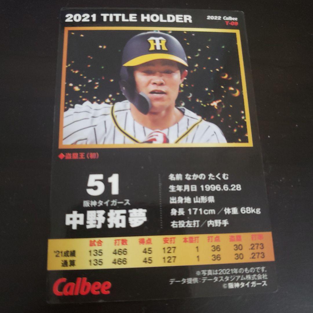WBC 日本代表　阪神　中野拓夢　野球カード