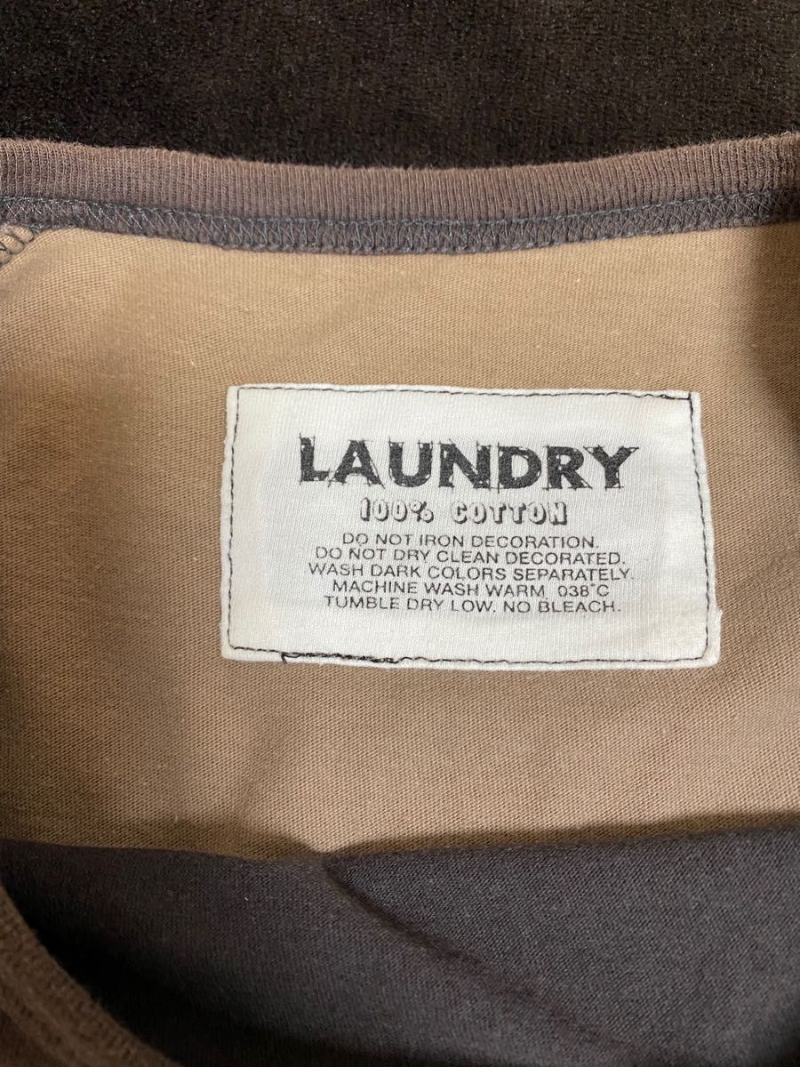 Laundry＊ランドリー＊7分袖＊プリントロゴTシャツ＊トップス