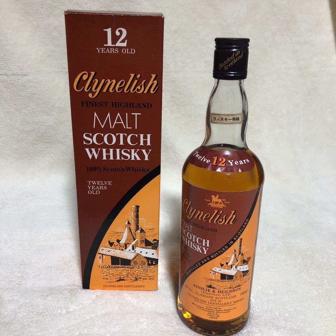 クライヌリッシュ 12年 オフィシャル WHISKYTECA EDWARD & EDWARD 自宅
