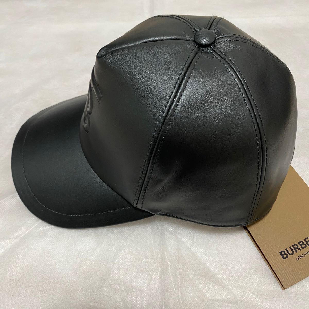 極希少 新品未使用 タグ付】Burberry Londonレザーキャップ|PayPayフリマ